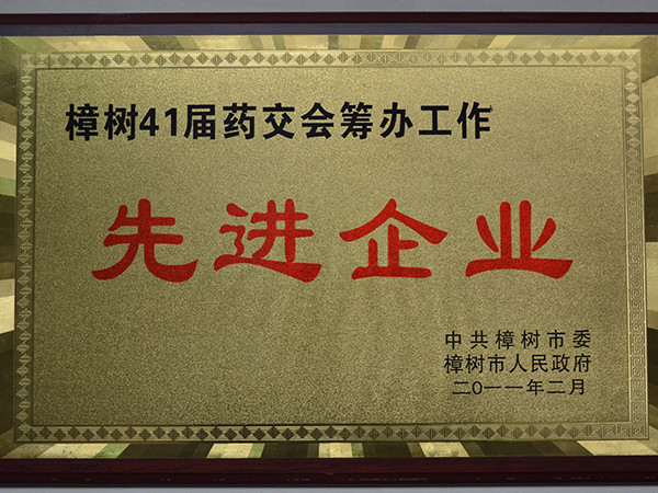 41届药交会筹备先进单位
